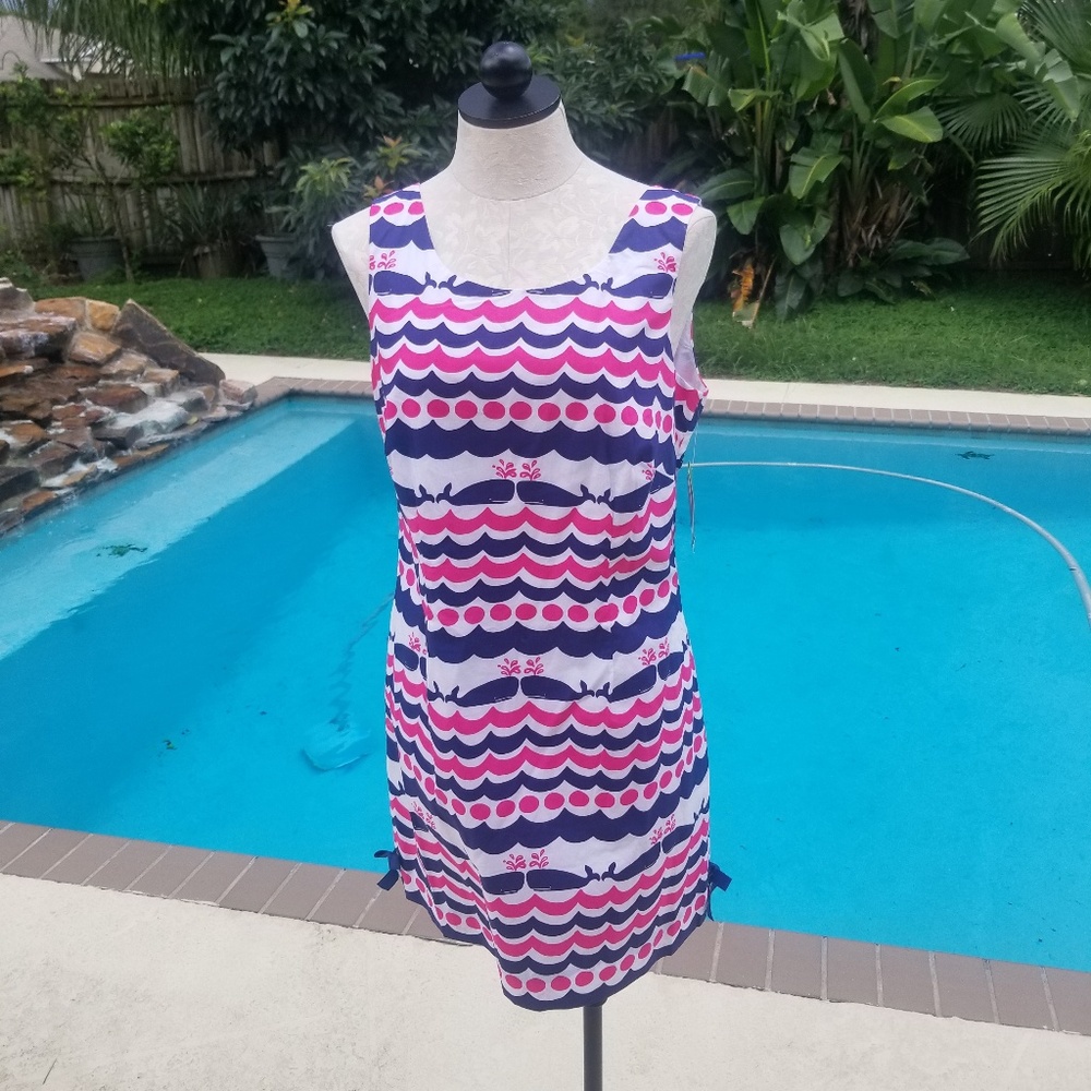 NWT Lilly pulitzer Whale Delisa dress size 10